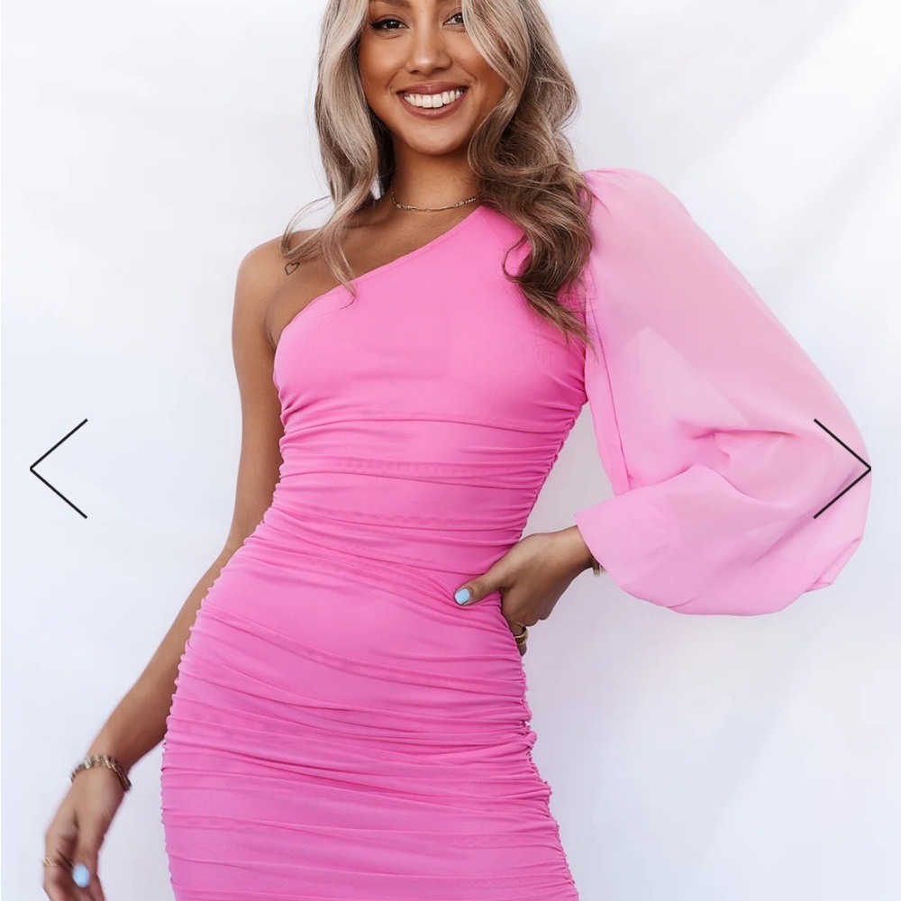 Hello Molly Party it up Dress in Pink size XS like new